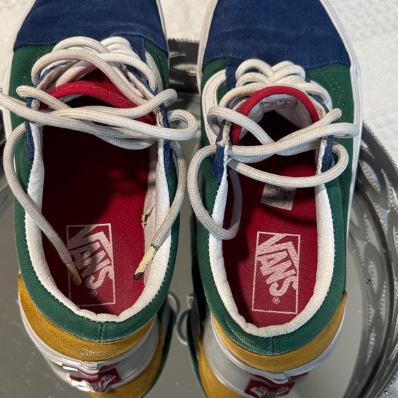 Vans Colorful Canvas Sneakers - Navy, Forest Green, Crimson, Mustard - Picture 6 of 8